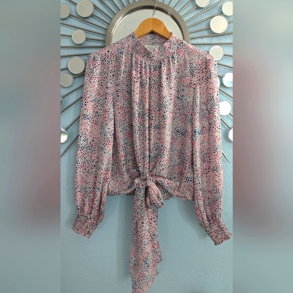 Rachel Zoe Woman's Tie Blouses  Long Sleeve Size M. - Picture 9 of 13